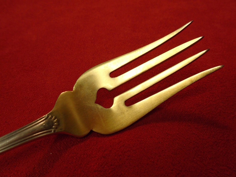 5 German 800 Silver Salad Forks (#2243)