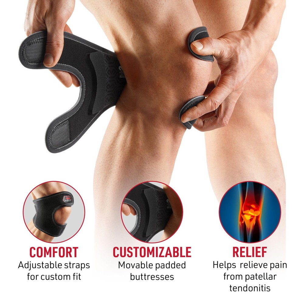 McDavid Level 2 Knee Support Adj S/M Adjustable Wrap