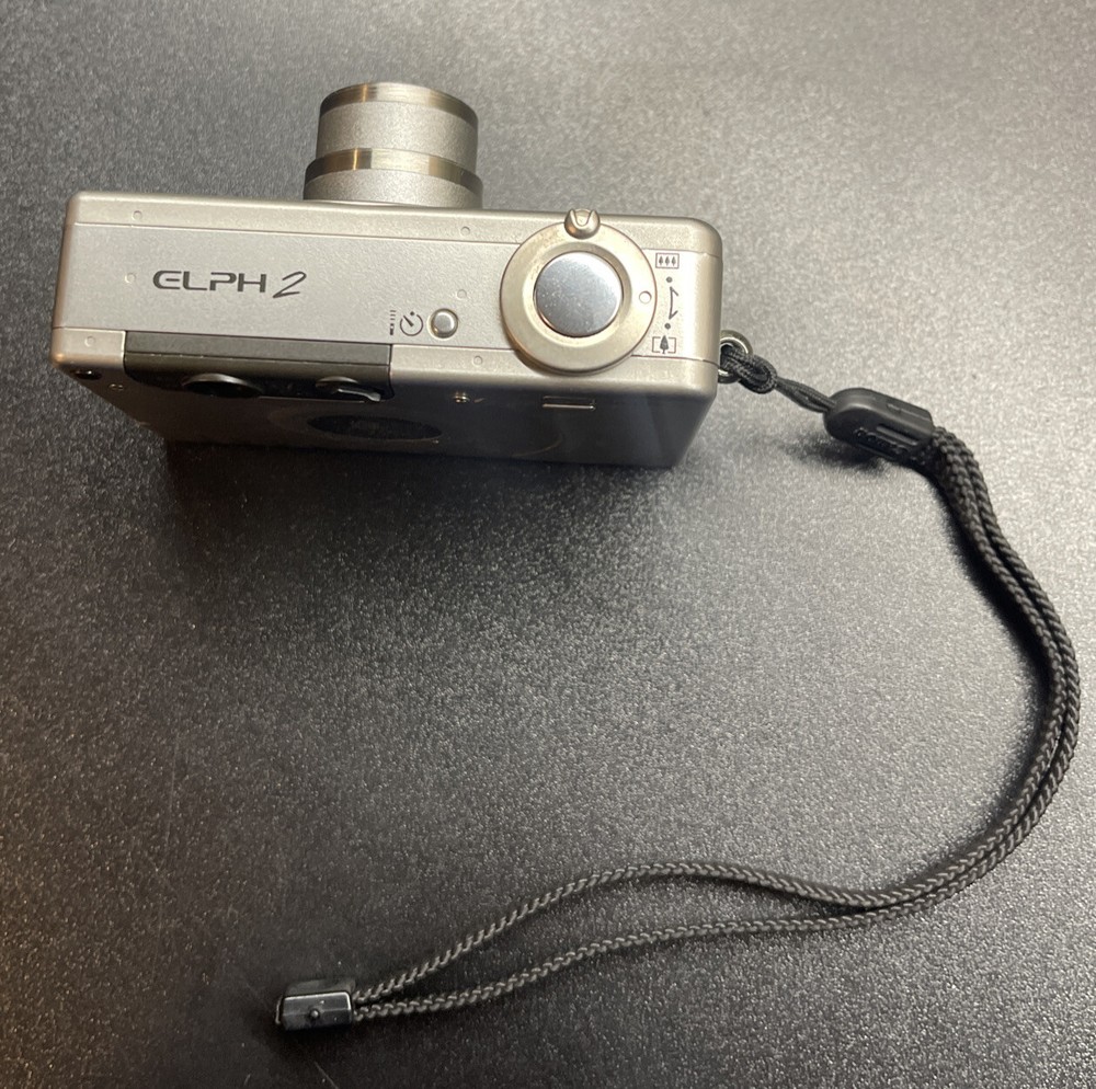 Canon PowerShot ELPH 2 Silver Compact Camera Partially Tested
