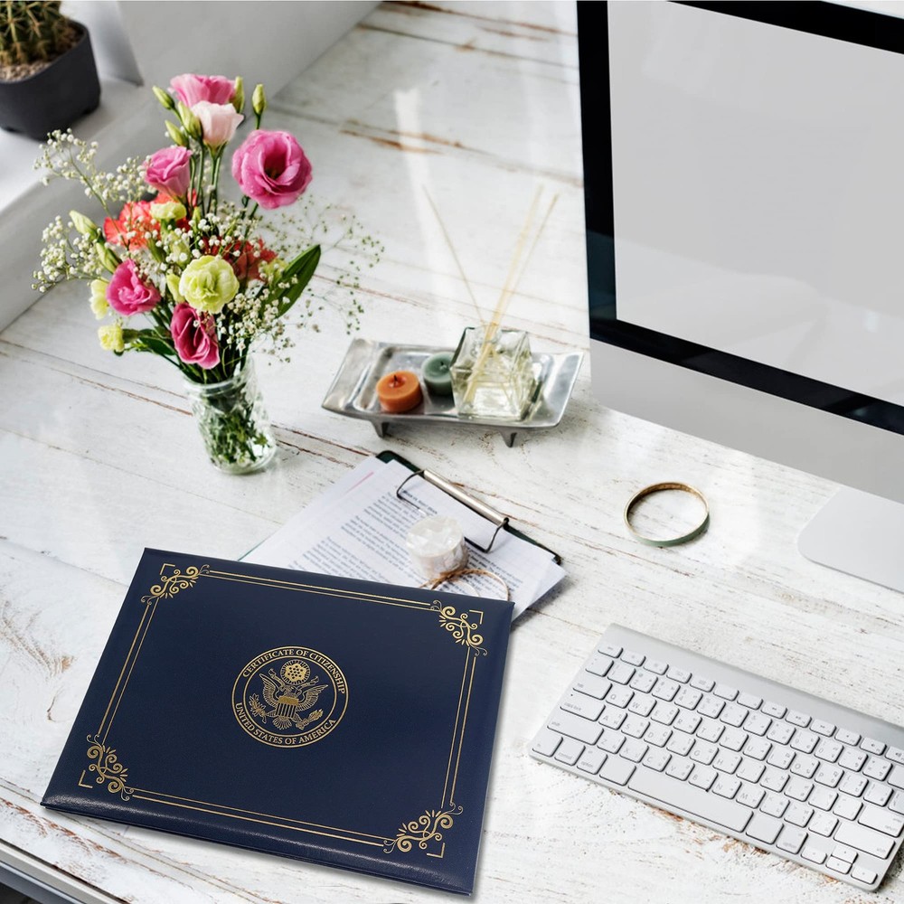 US Citizenship Certificate Holder Naturalization Document Cover Gift