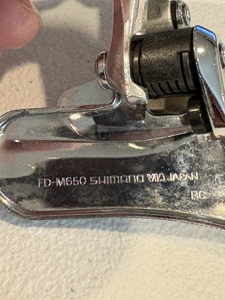 Vintage Shimano Deore DX FD-M650 Front Derailleur