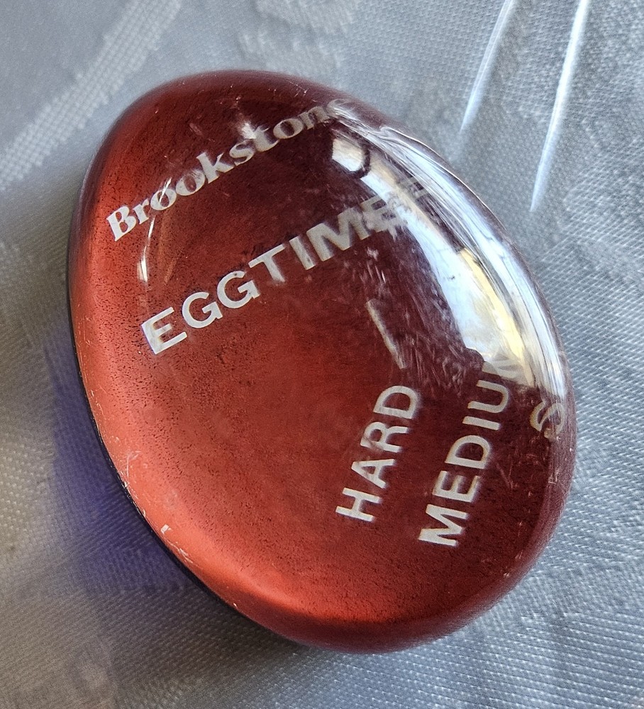 Brookstone Oval Egg Timer Hard Medium Soft