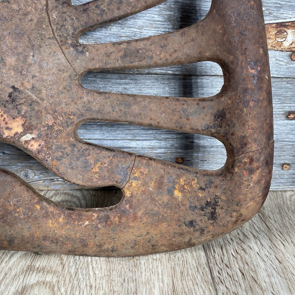 Cast Iron McCormick Tractor Seat Antique Implement Seat 17.5” Width, Heavy