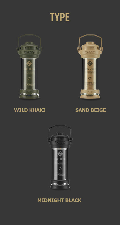 CARGO CONTAINER Dual Light Mini LED Lantern Camping Oudoor - 3colors /Express