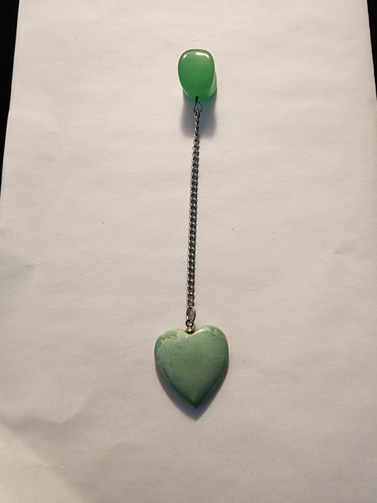 Handmade Chrysoprase Pendulum