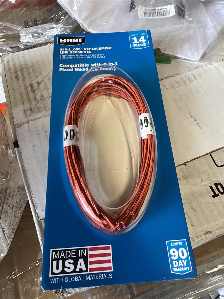 HART 3-in-1 Replacement Pre-Cut Line 14-Pack .095” Line Segments