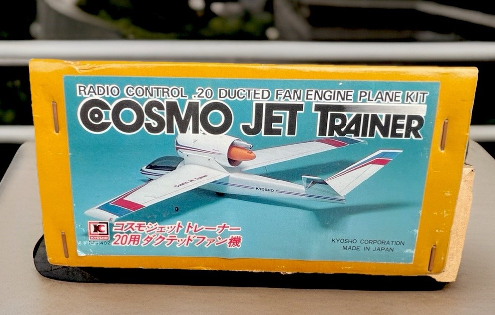 Vintage KYOSHO COSMO JET Trainer Balsa Kit - Nice & Complete Condition!