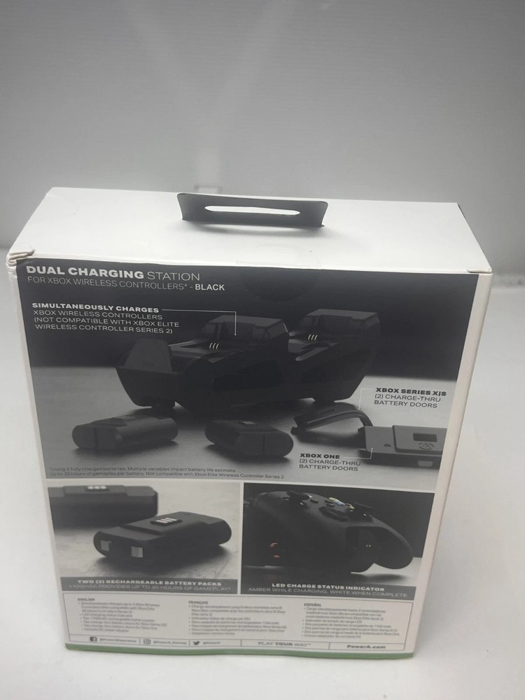 PowerA Dual Charging Station For Xbox (Black)