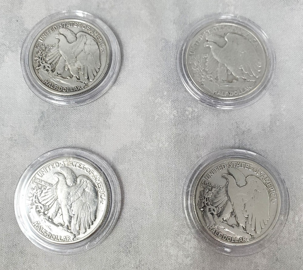 Walking Liberty Half Dollar Collection (1936-1947) Silver Coins