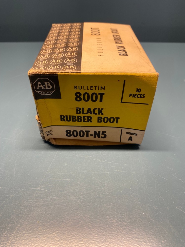 A-B BLACK RUBBER BOOT 800T-N5 SERIES A