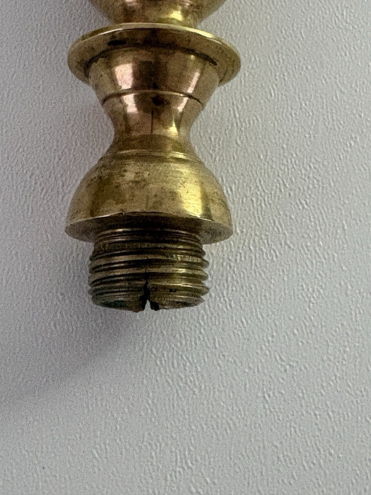 Vintage Brass Hookah 21” Etched Middle Eastern Style – Complete Set