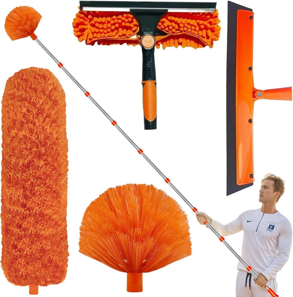 20+ Feet High Reach Duster Kit with 3-14 ft Extension Pole   High Ceiling .....