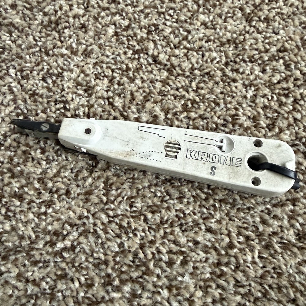 Vintage KRONE S LSA-Plus Punch Down Tool Terminal Insertion Networking Tool