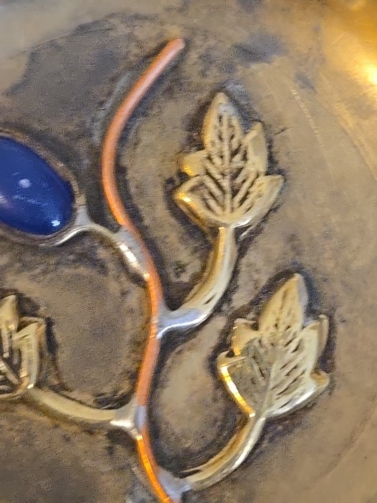 Vintage Chinese Solid Brass Ashtray Small