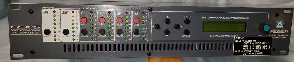 Peavey CEX 5 DSP (Speaker Management System)