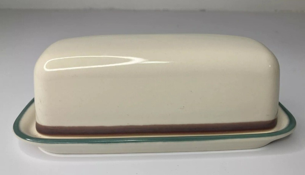 Pfaltzgraff Butter Dish Juniper Covered Keeper Stoneware