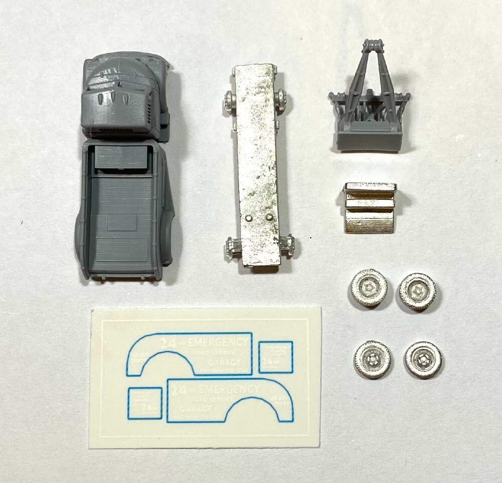 Z Scale GMC Wrecker Kit by Showcase Miniatures (4042)