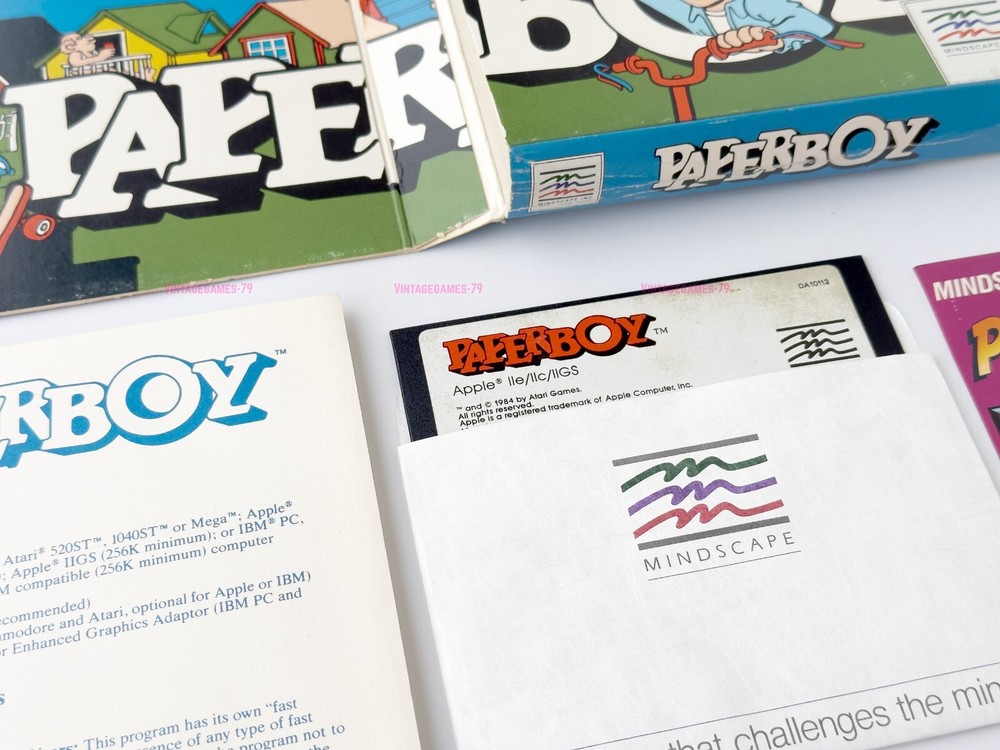 Paperboy - Mindscape - 1988 / Apple II