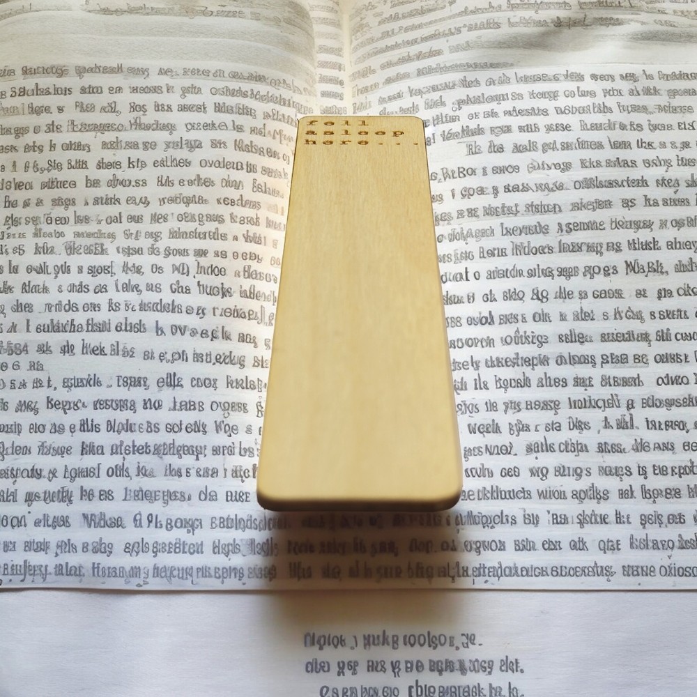 Bookmark - Personalized - Fell asleep here