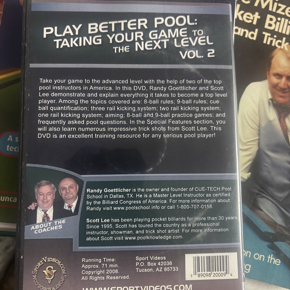 play better pool mastering the basics vol 1 and 2
