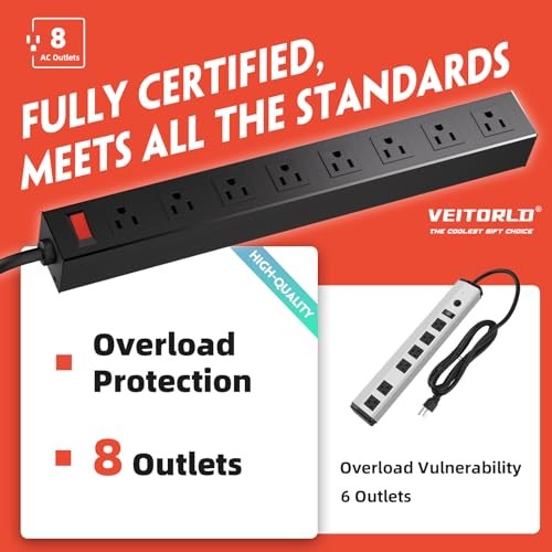 Power Tool Organizer with Charging Station, Heavy Duty Modular 3 Layer BLACK-PC