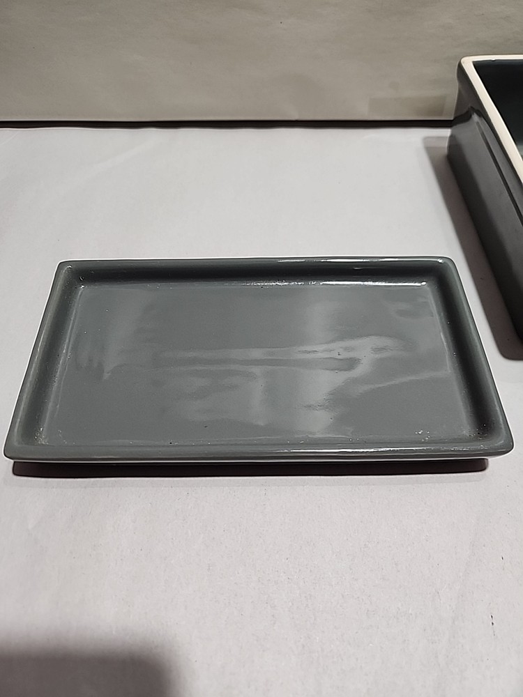 Mainstays Grey Butter Dish