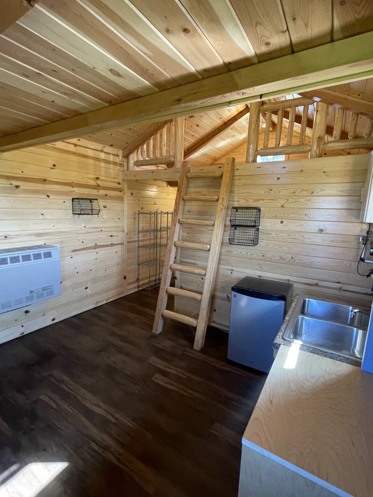 Tiny Cabin ready to live in!