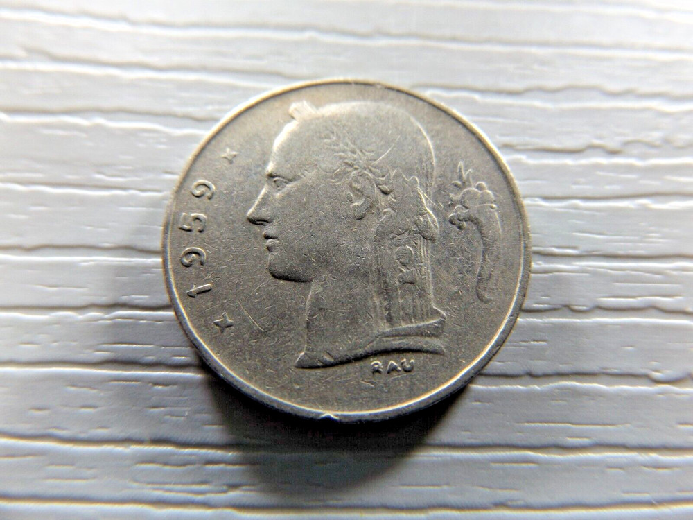 BELGIUM 1959 1 Franc
