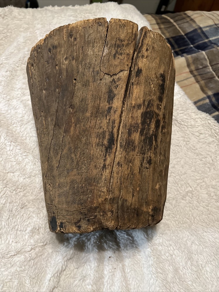 Primitive Wood Mortar