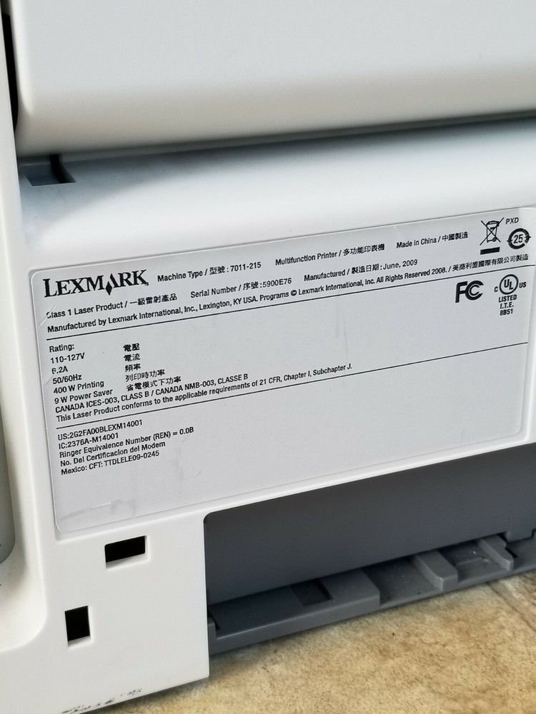 Lexmark X204N All-In-One Laser Printer
