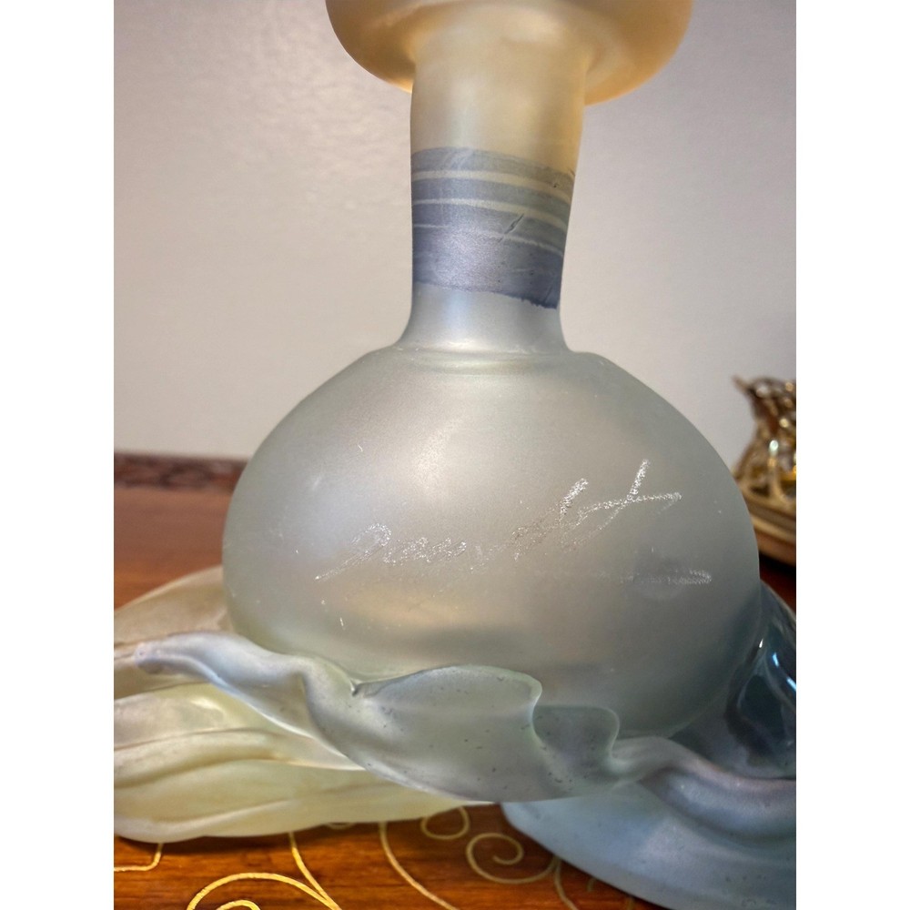 Vintage Signed Jon Art Studio Glass Perfume Bottle