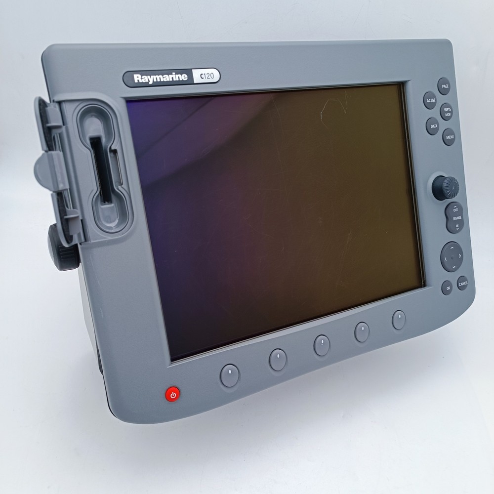Raymarine C120 GPS Chartplotter E02022 Radar Multi-Function Legacy Display MFD