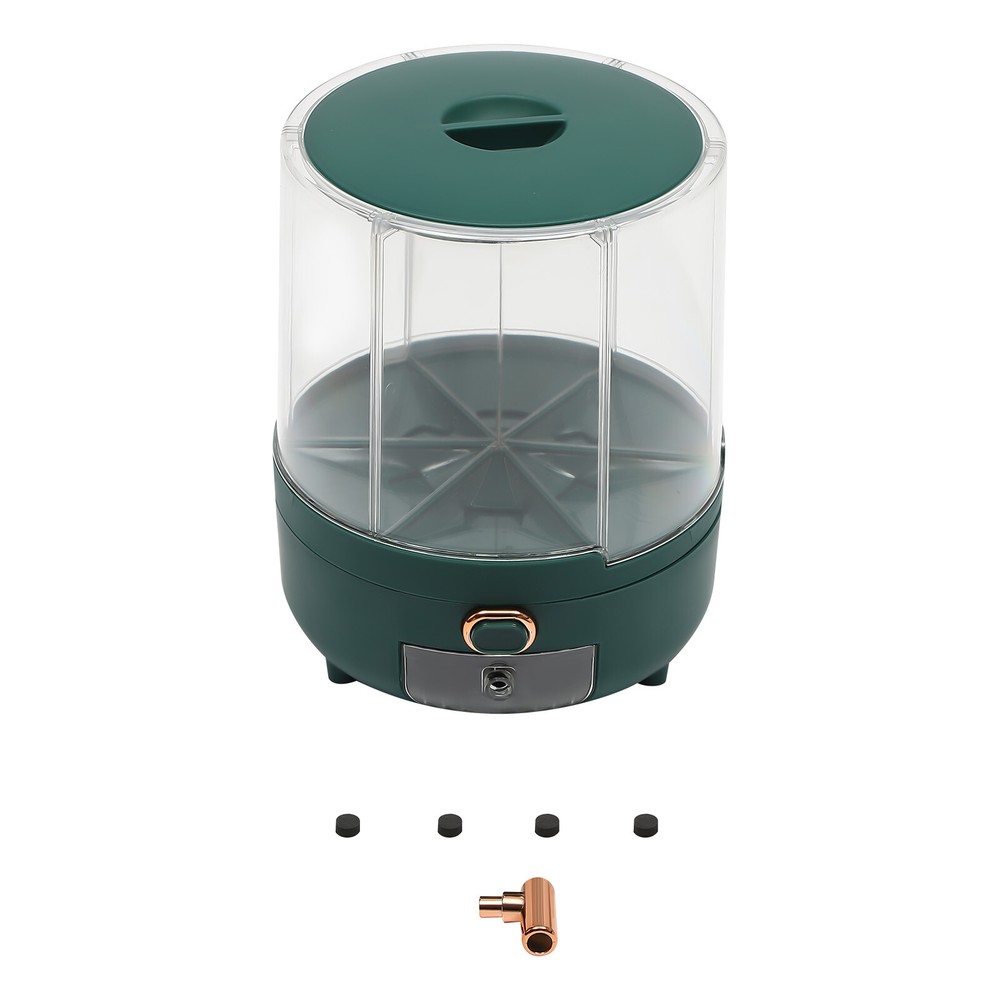 Rice Storage Container with 6 Compartments – Rotatable, Airtight Design