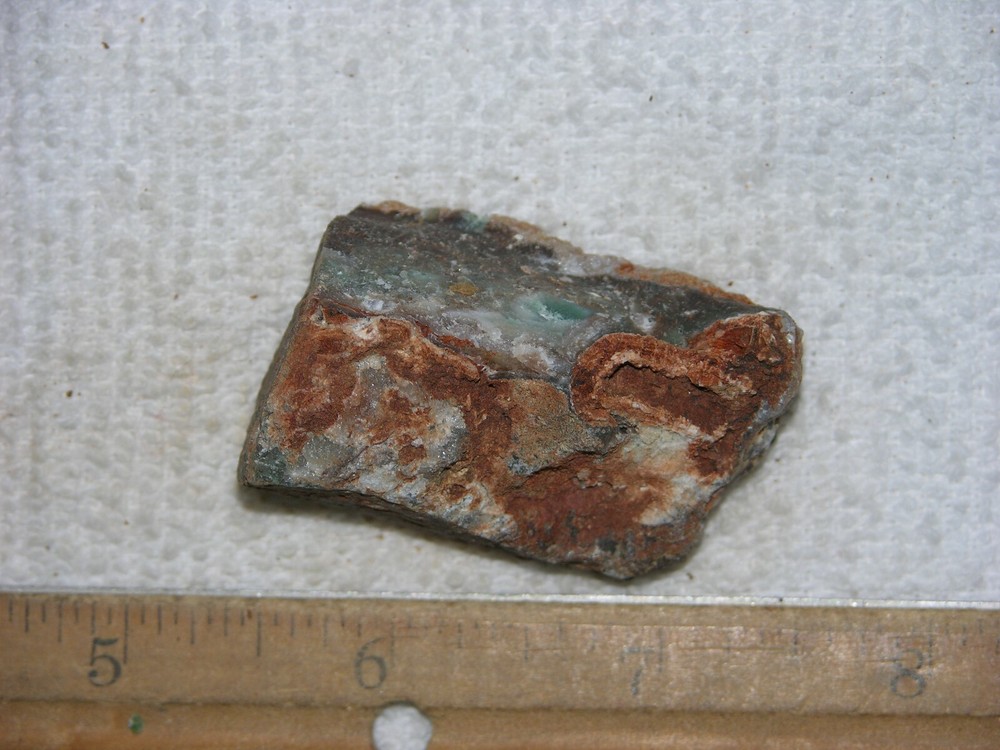 Chrysoprase rough mixed gem grade Australia 1.75 inch C53