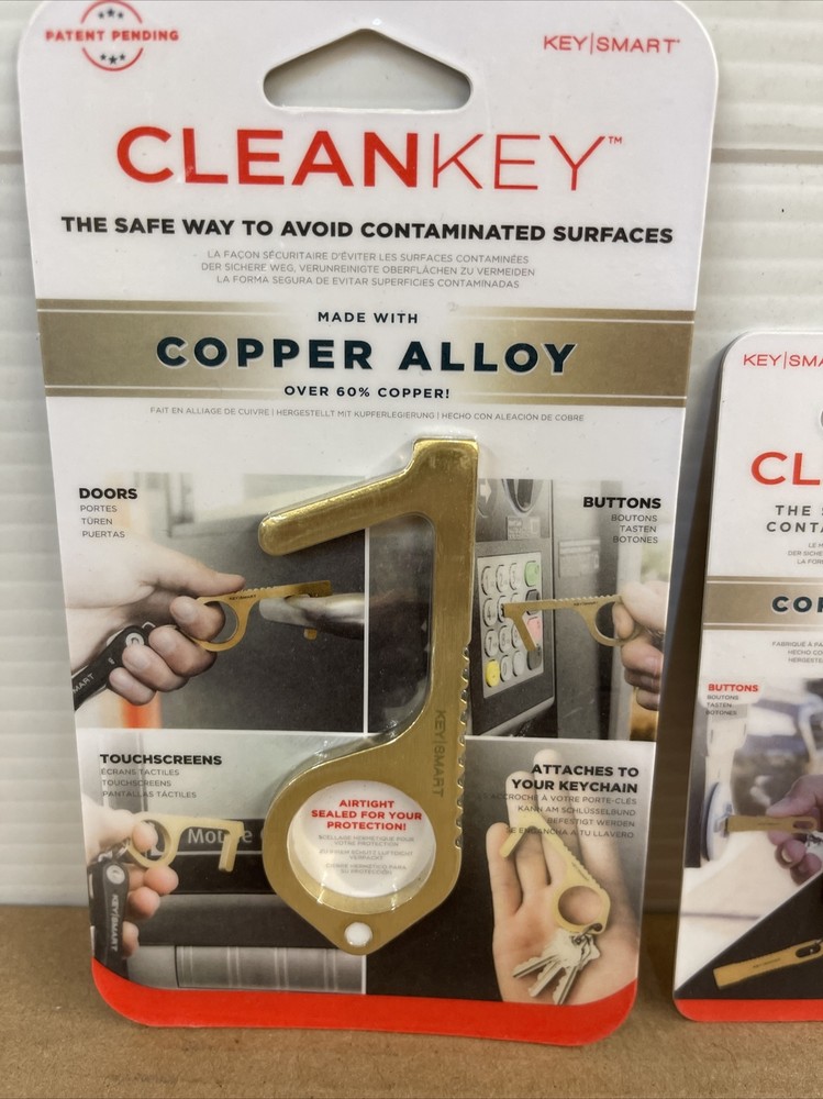 CleanKey & CleanKey Mini Copper Alloy tool For Avoiding Contaminated Surfaces