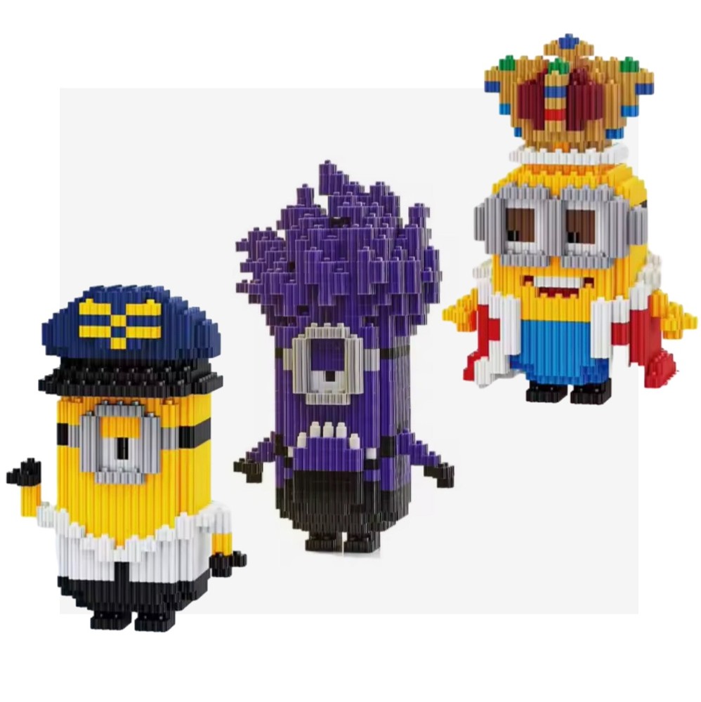 minions building block sets, age 14+