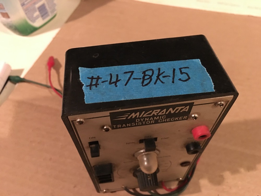 MICRANTA DYNAMIC transistor checker used