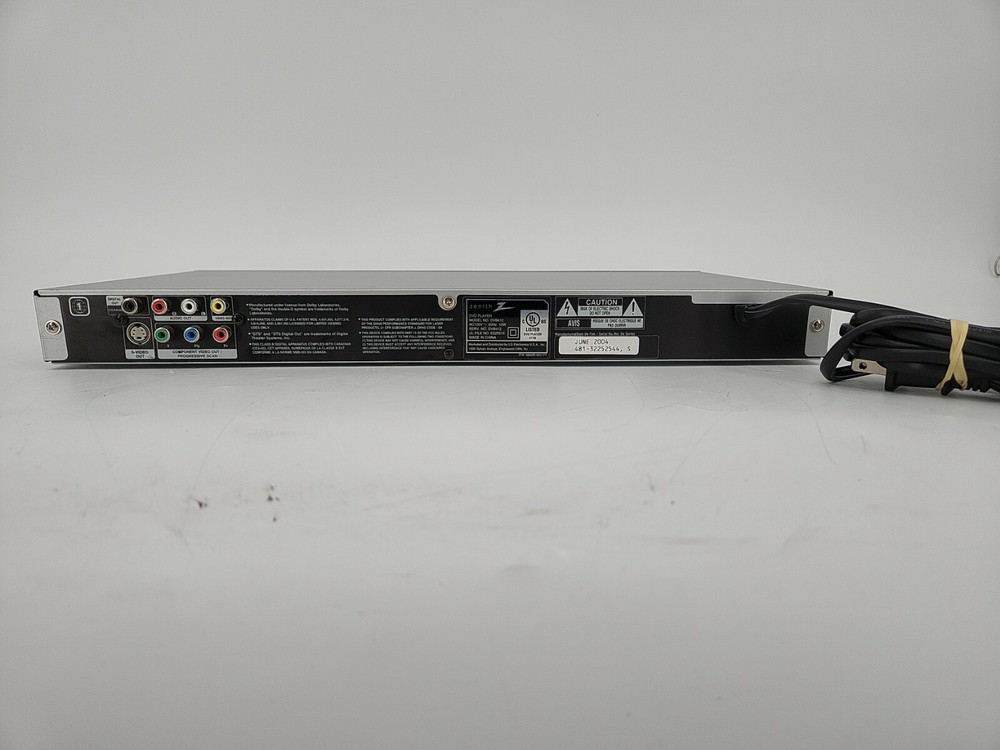 Zenith DVB412 DVD/CD Player ~ Tested ~ Working ~ No Remote