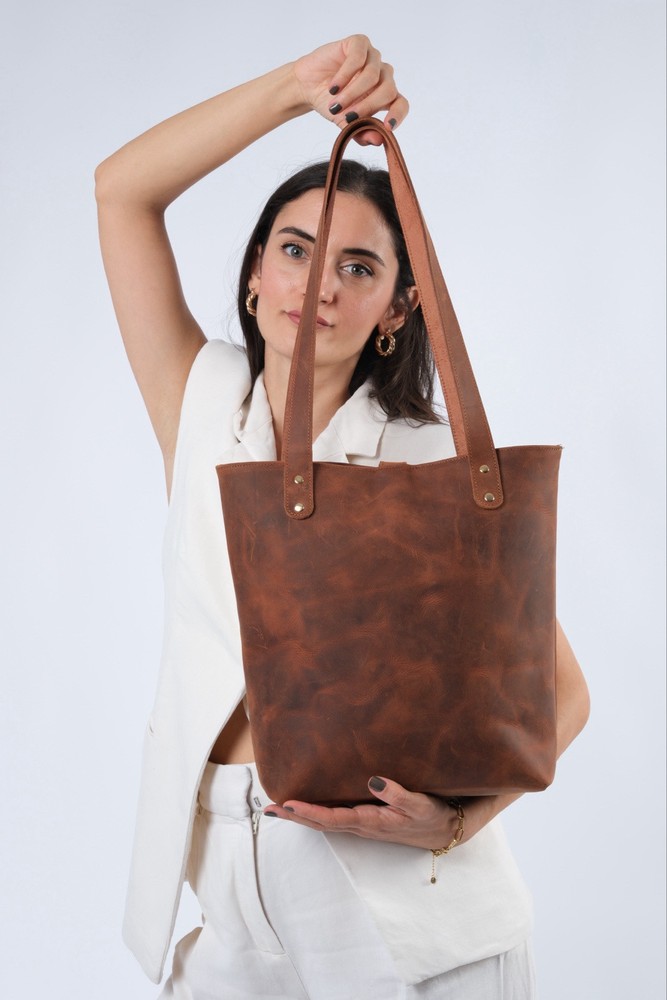 Leather Tote Bag