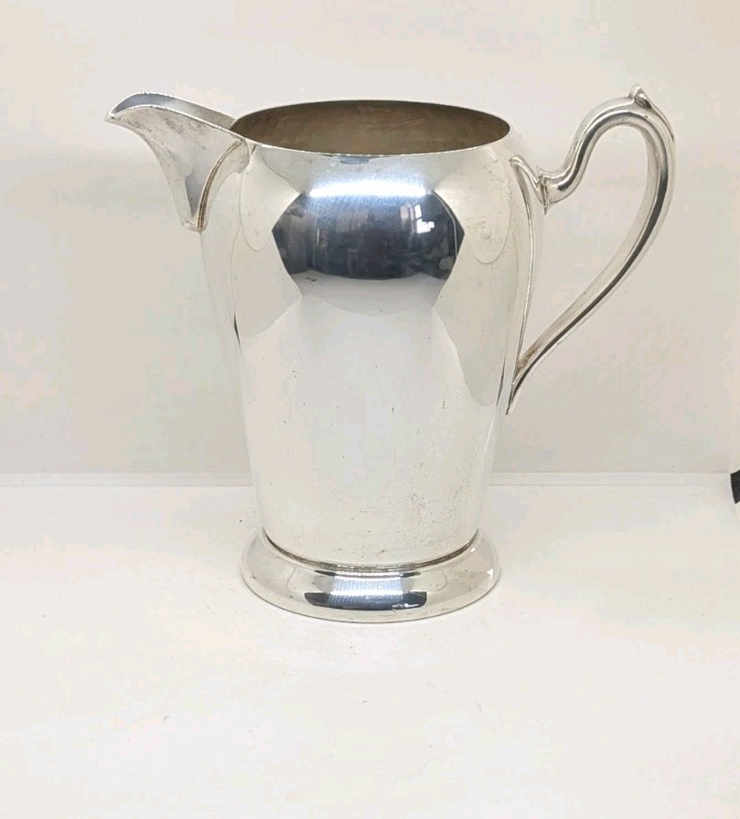 Vintage Academy Silver Plated Water Pitcher