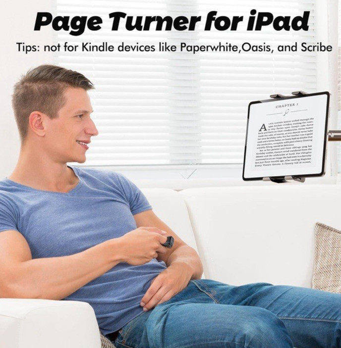 Tiktok Scrolling Ring Remote Control Suitable for Iphone, iPad, Pink , 2 Pack