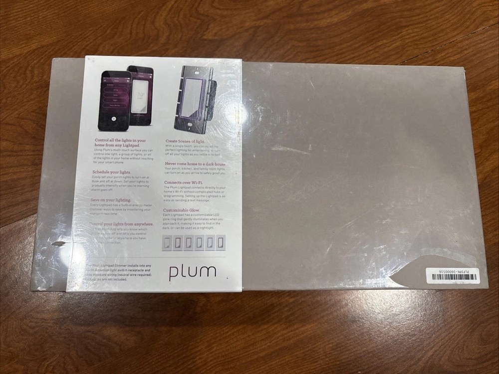 Plum Lightpad Wi-Fi Connected Multi Touch Light Dimmers