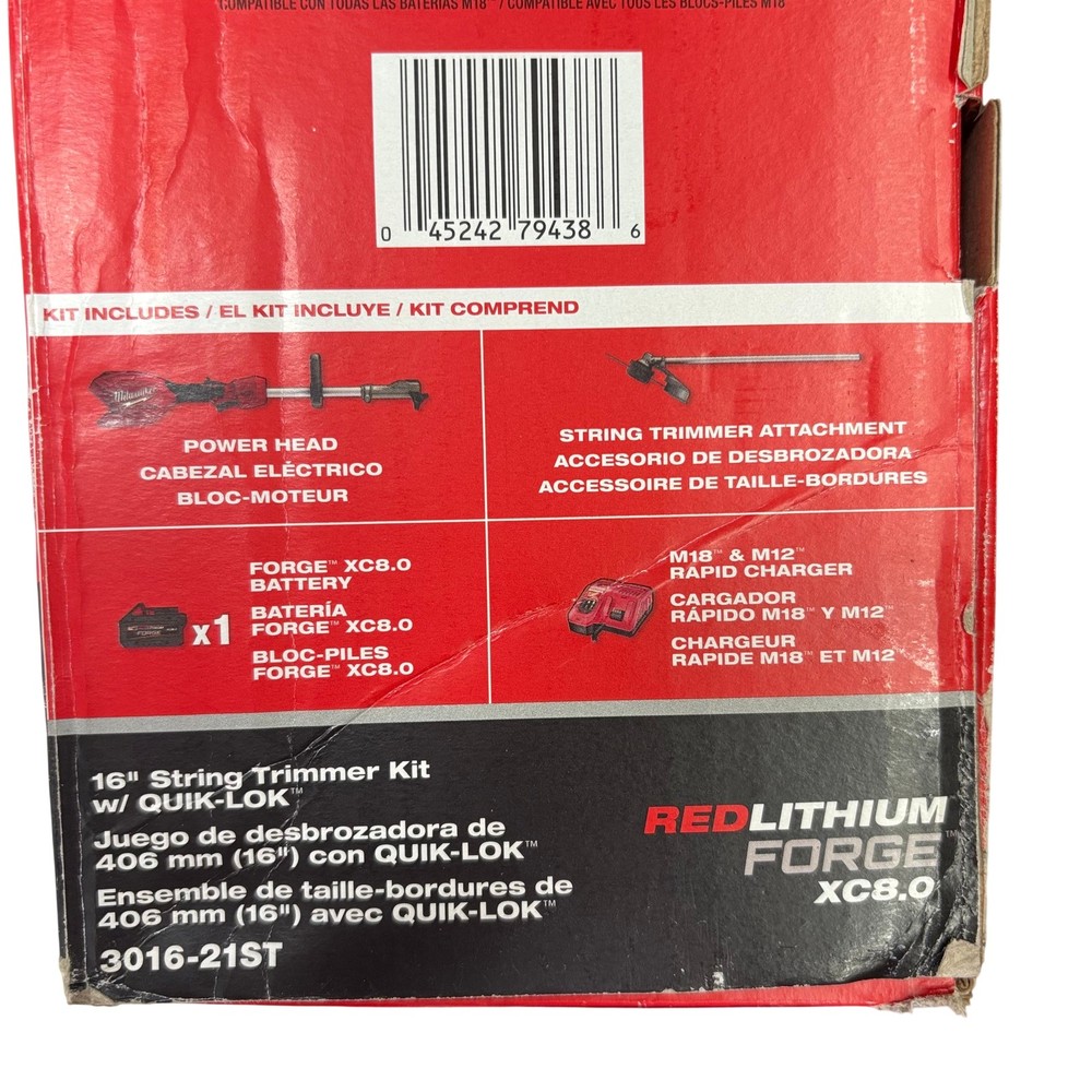 Milwaukee 3016-21ST M18 FUEL Cordless 16" String Trimmer Kit