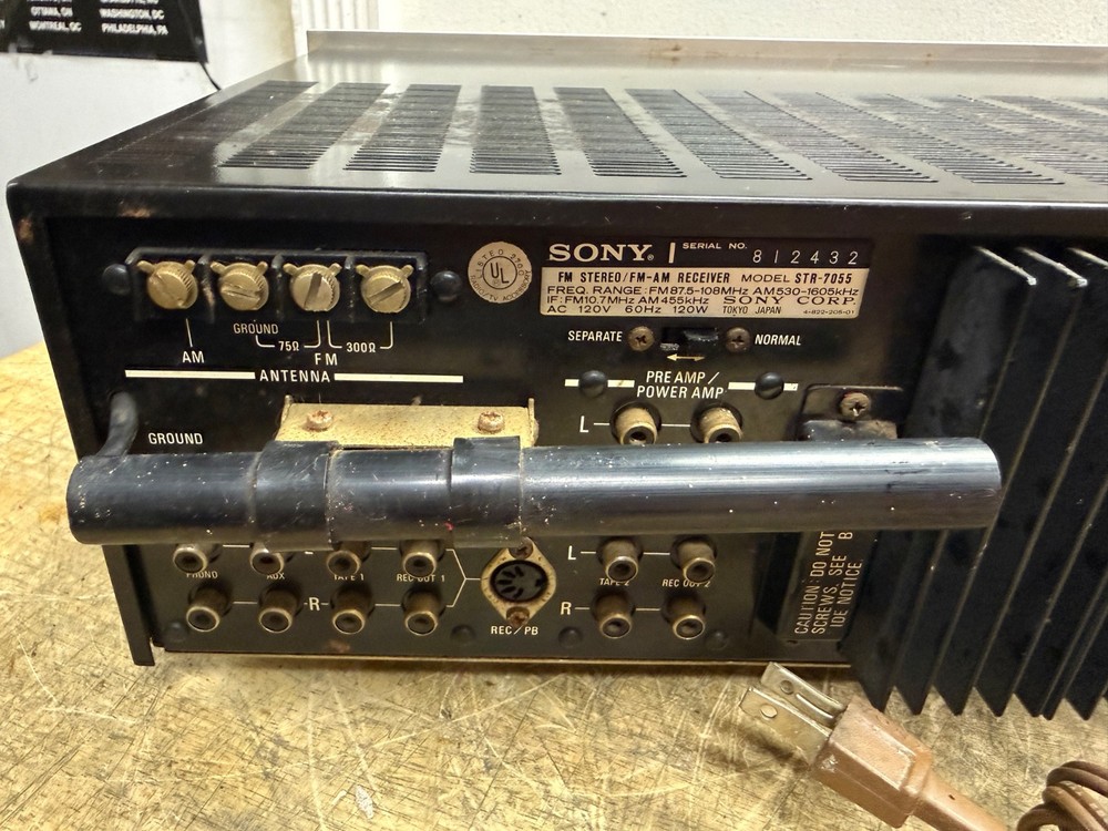 SONY STR-7055 STEREO RECEIVER
