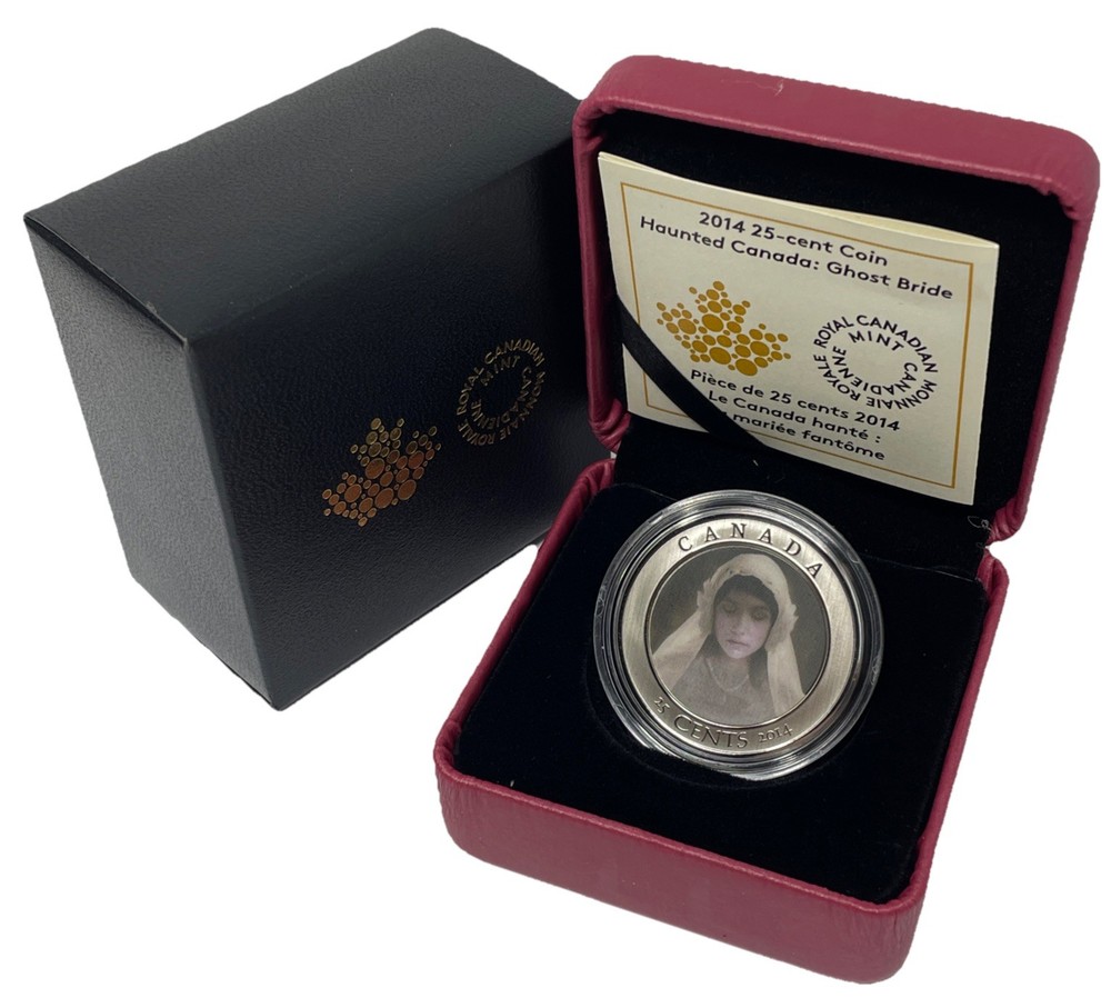 2014 Haunted Canada 25 Cent Ghost Bride. # 25-29