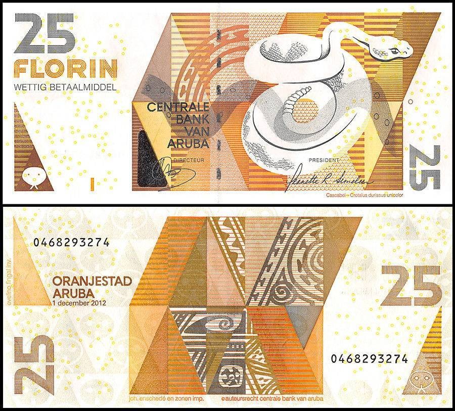 Aruba 25 Florin, 2012, P-17c, UNC