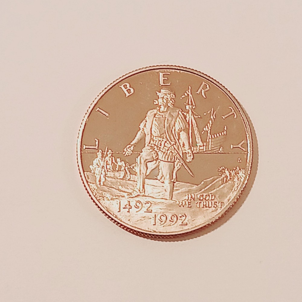 1992-S Columbus Quincentenary Proof Half Dollar Deep Cameo Luster Commemorative