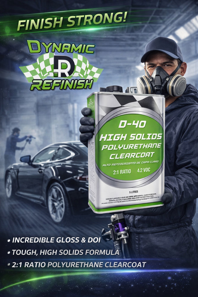 Dynamic Refinish HS 2:1 Clearcoat & Medium Activator (7. 5 Ltr. Kit)