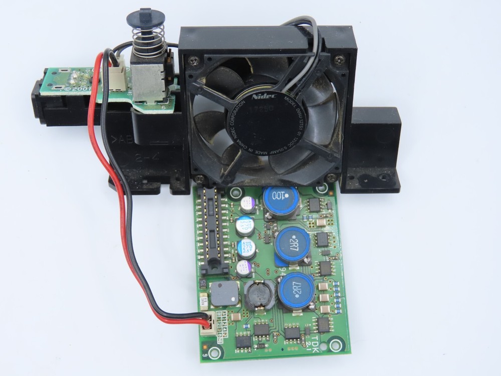 OEM Replacement Nintendo GameCube Internal Fan, Power Switch, and Power Board