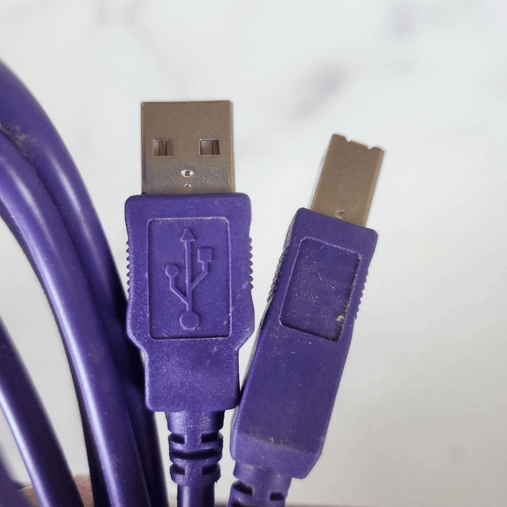 Purple USB cord 74 in length